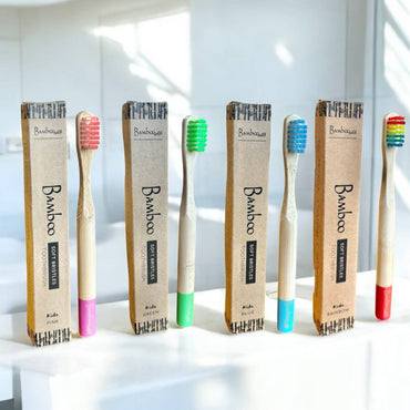 Bambus Regenbogen Kinderzahnbürste